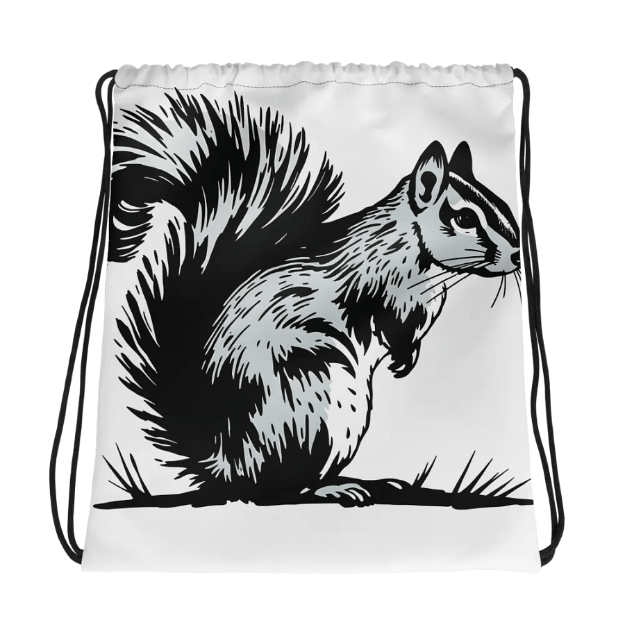 Squirrel Style All-Over Drawstring Bag product image (1)