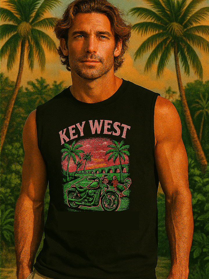 Key West Rider Rooster Men's Tank Top product image (1)