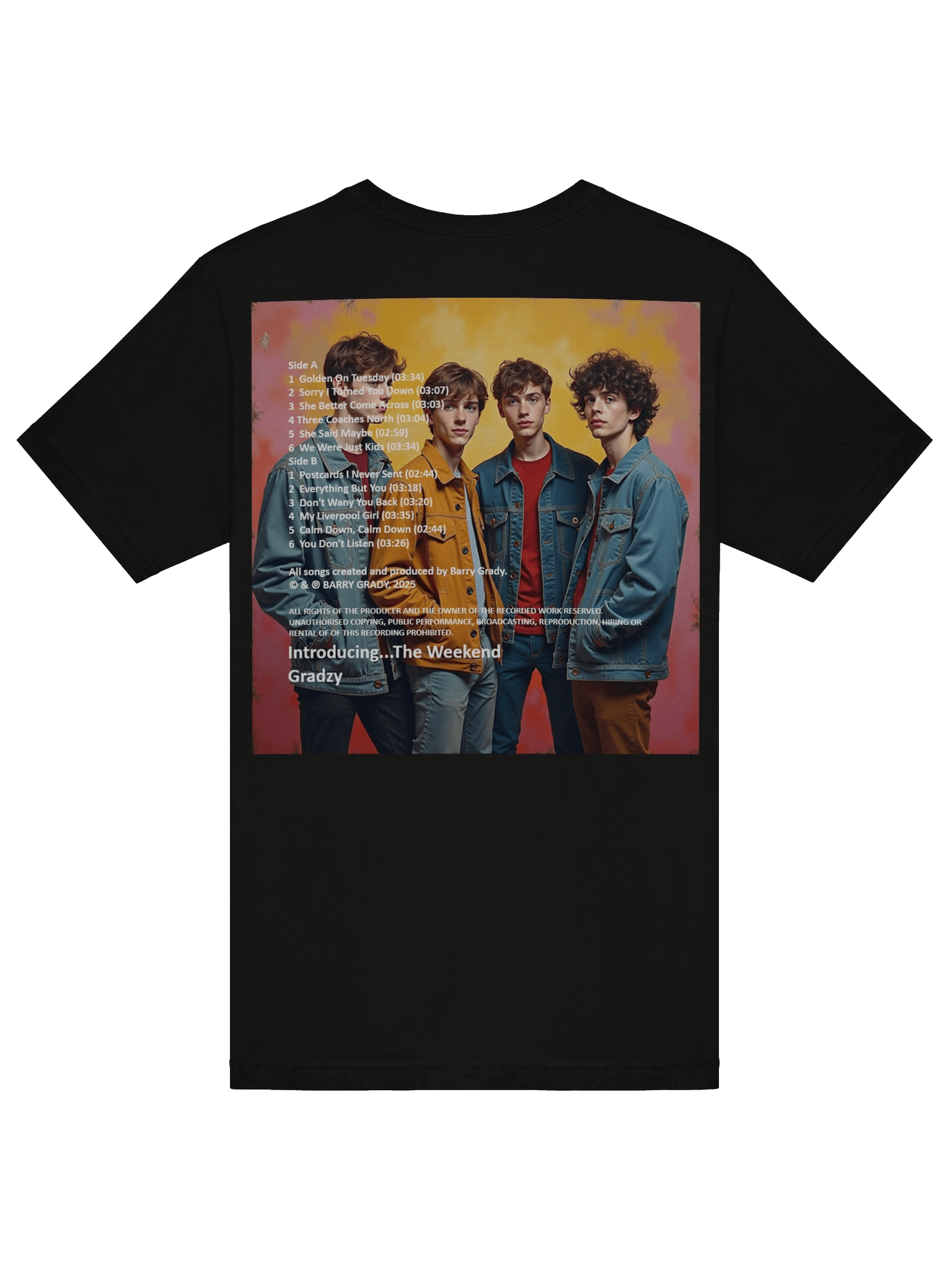 'The Weekend' Gradzy Crew T-Shirt product image (6)