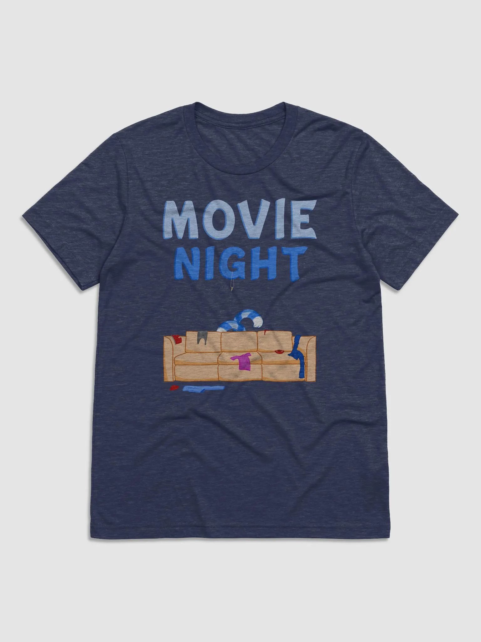 Movie Night | Triblend T-shirt | Dark | Wave #1 product image (2)