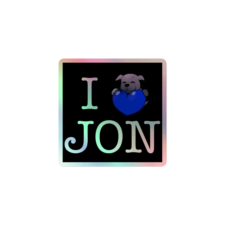 I LOVE JON STICKER product image (1)