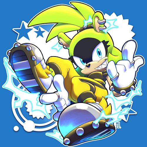 Surge The Tenrec - Sonic Stickers

Part of my Sonic sticker series,
Surge the tenrec joins the battle!

The final sticker is ...