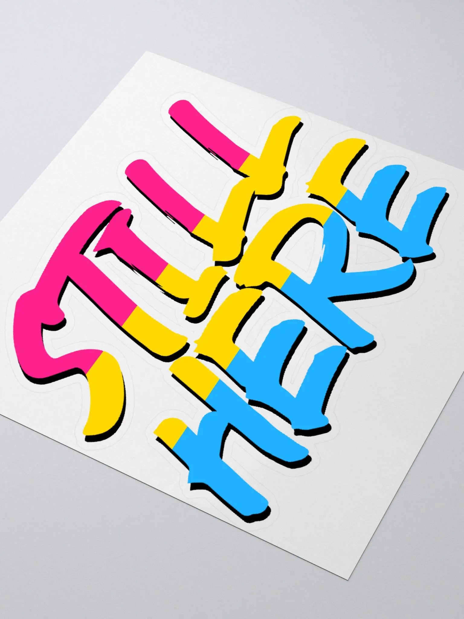 Still Here Sticker - Pansexual version product image (3)