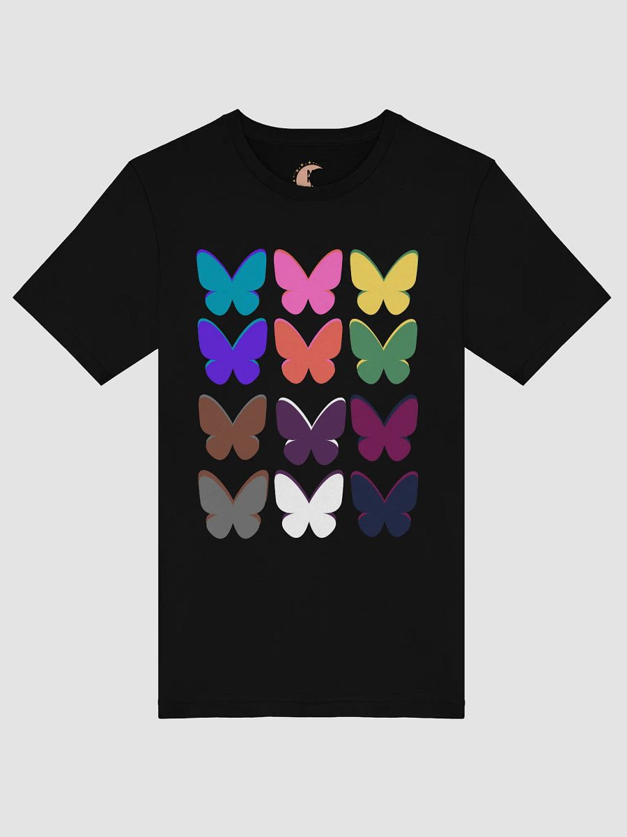 Minimalist Butterfly Grid Tee - Modern Aesthetic Comfort Shirt product image (5)
