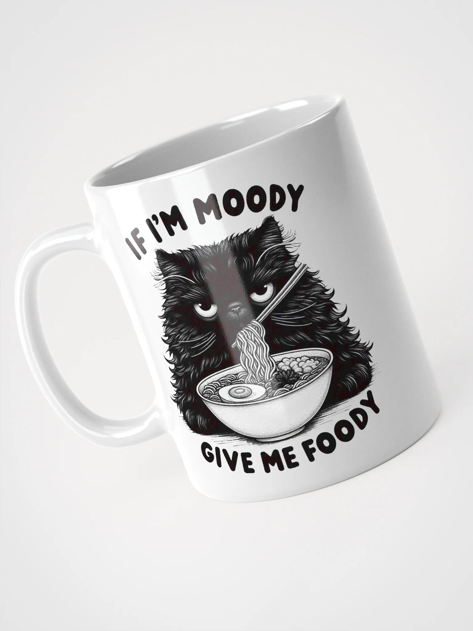 Moody Cat Noodle Lover Mug product image (8)