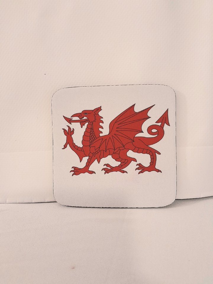 Y Ddraig Goch Mat Coaster product image (1)