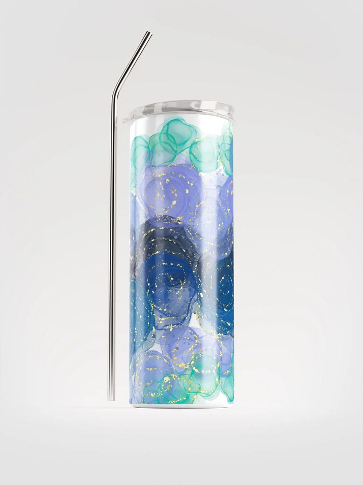 Shimmering Circles Stainless Steel Tumbler product image (1)