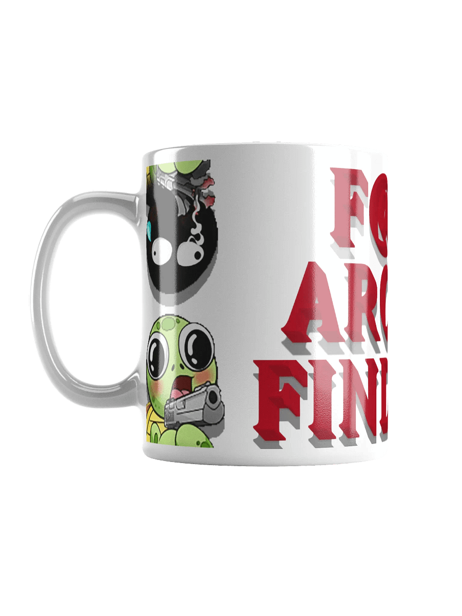 WOMBLE'S F AROUND WHITE MUG product image (18)