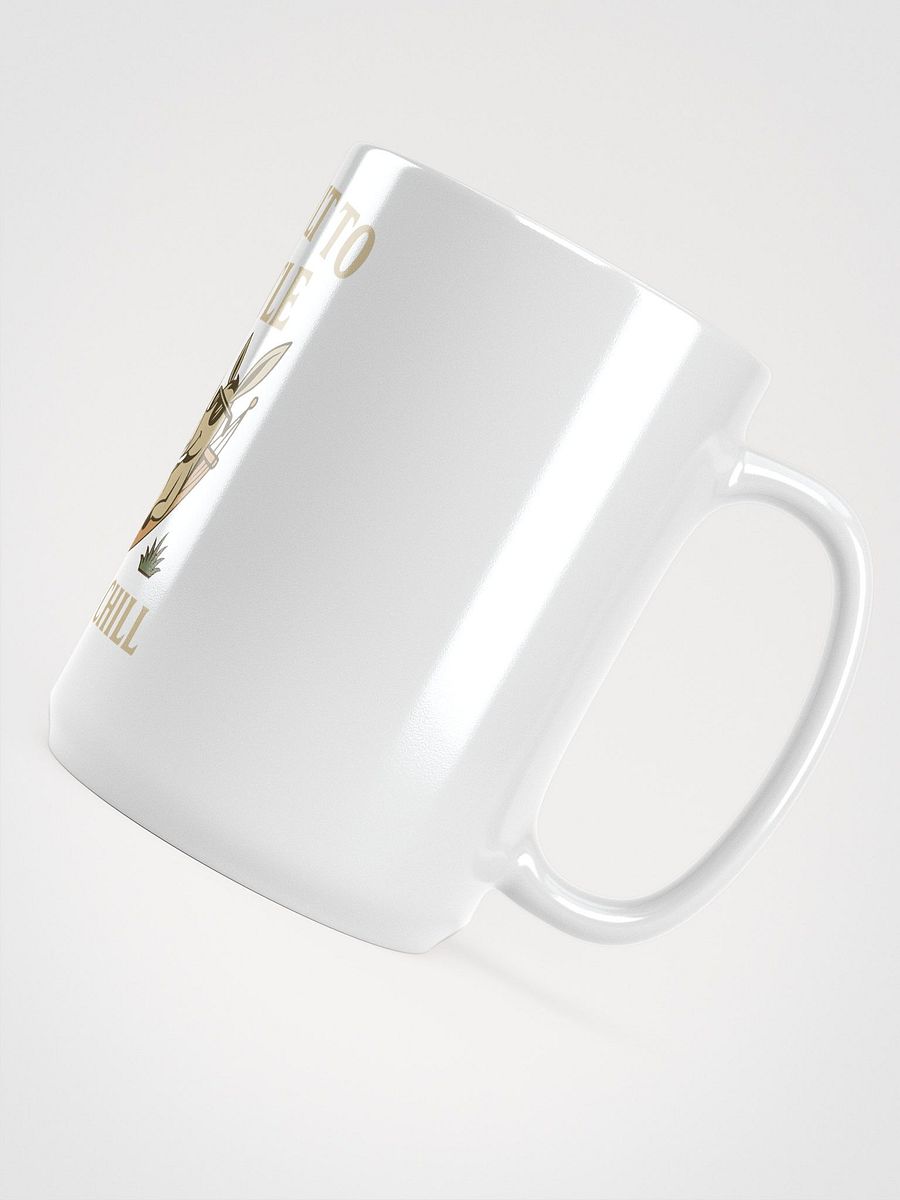 Not Built to Hustle – Born to Chill Mug (Donkey-Approved Downtime) product image (5)