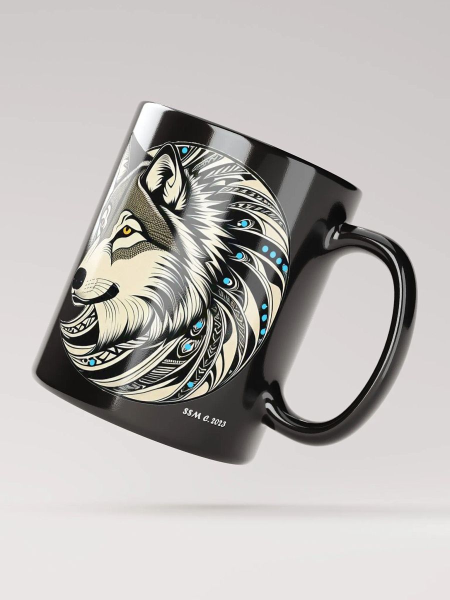 Timber Wolf Glossy Black Mugs product image (9)