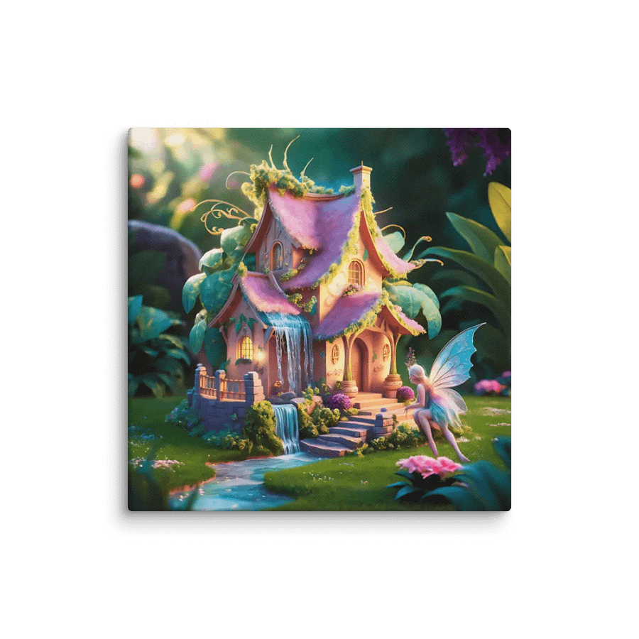 Watercolour Fairy House Art - v2 product image (7)