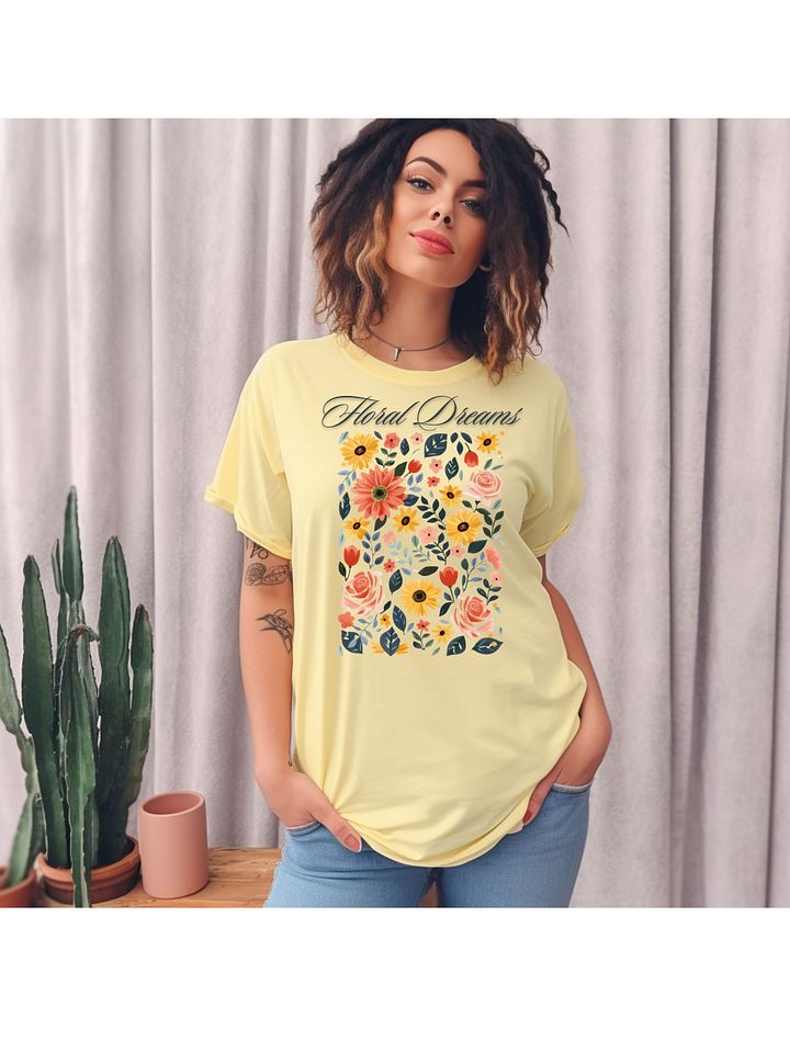 Floral Dreams Cursive Tee product image (1)