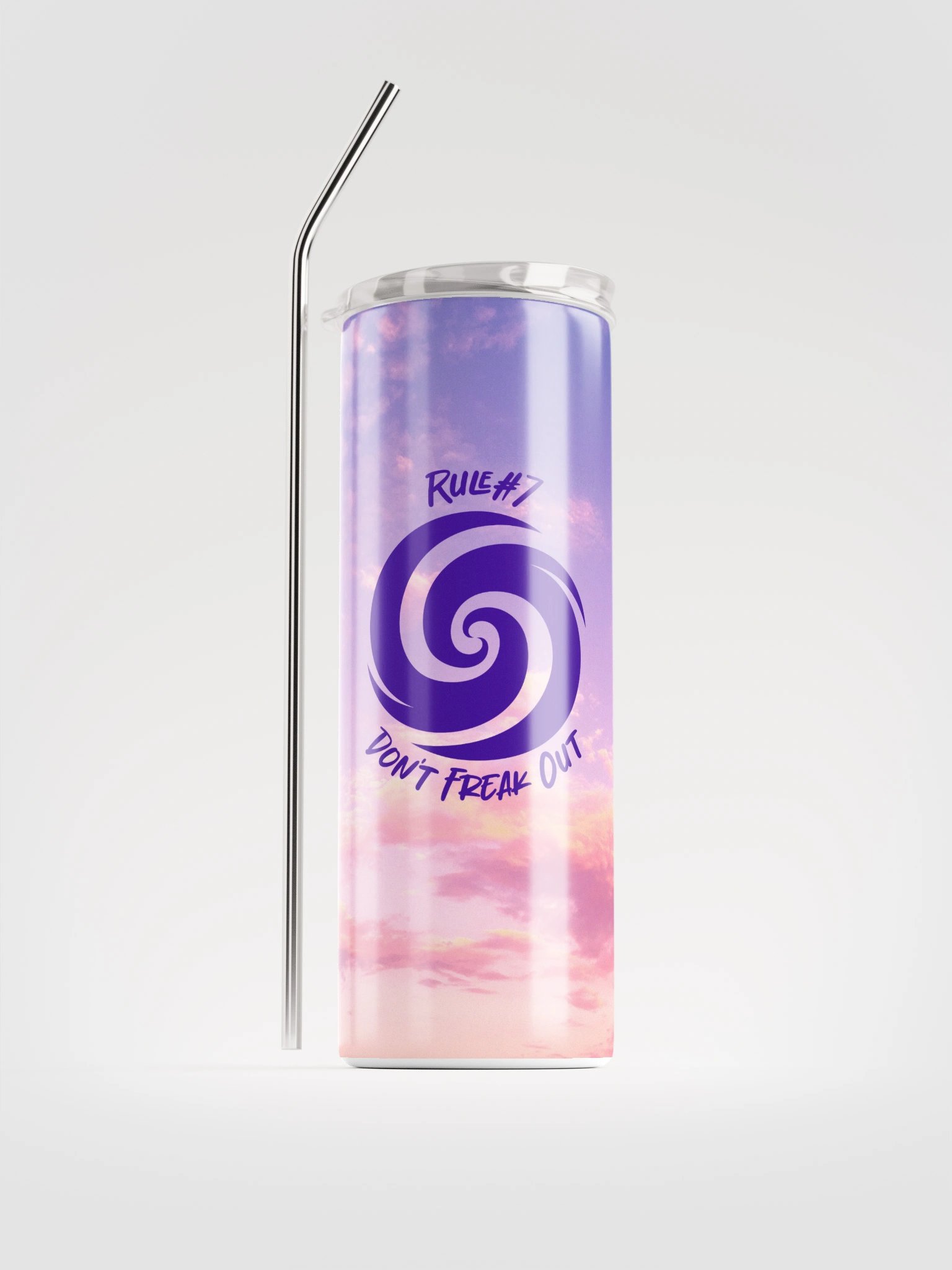 Rule #7 Pink Sky Stainless Steel Tumbler product image (1)