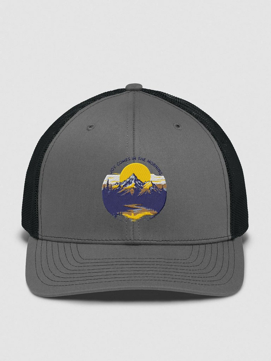 JOY COMES IN THE MORNING CHRISTIAN TRUCKER HAT | PSALM 30:5 product image (3)