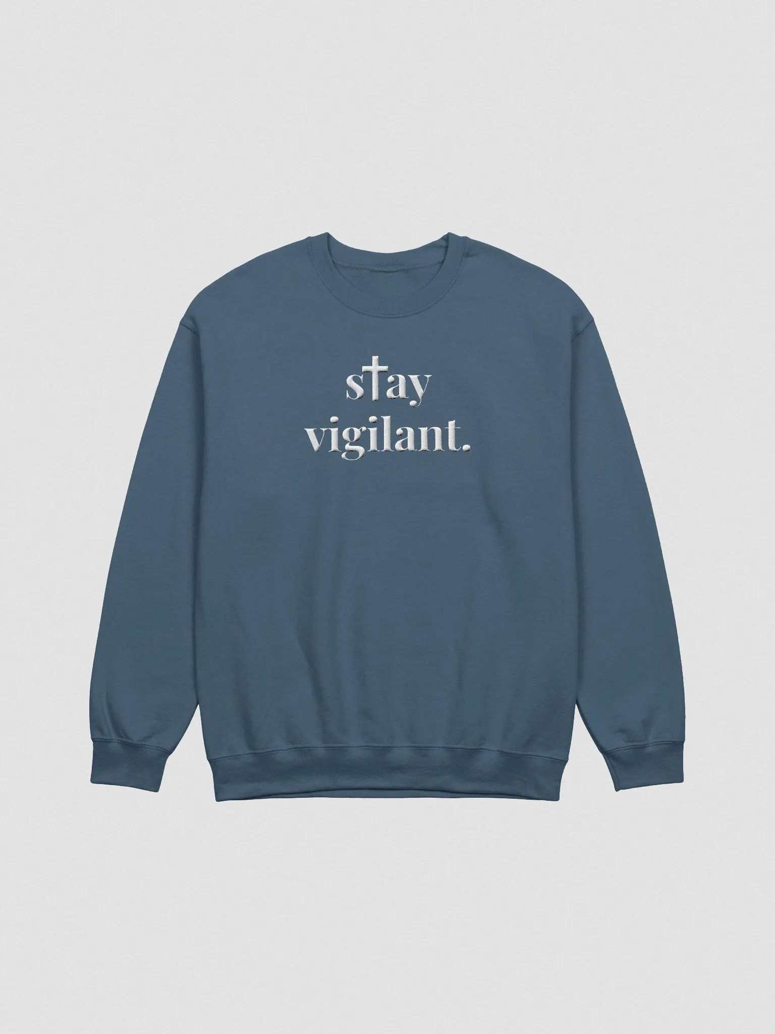 Stay Vigilant Unisex Embroidered Crewneck product image (3)