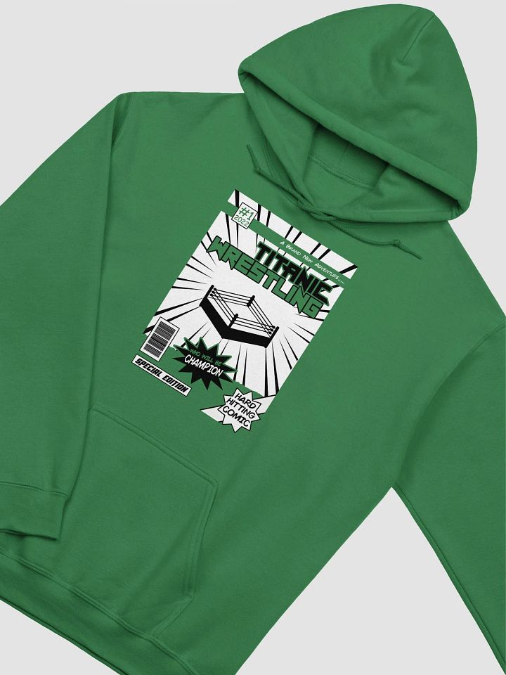 Comic Book Hoodie - GREEN product image (2)
