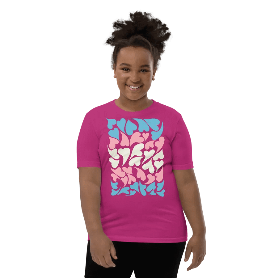 Nestled PRIDE Transgender T-shirt (Youth) product image (39)