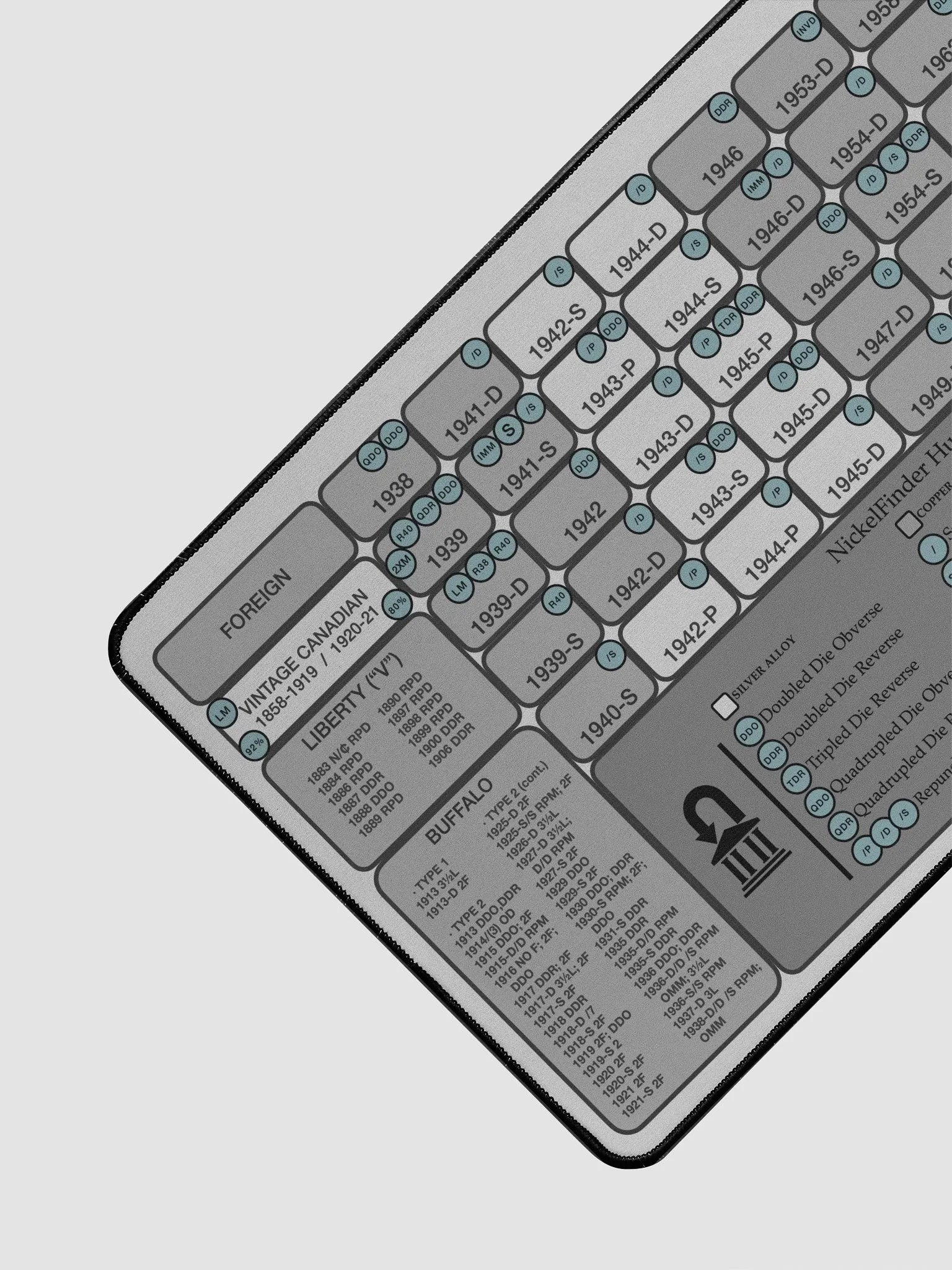 NickelFinder Hunting Mat / 31.5” / Aluminum Theme product image (2)