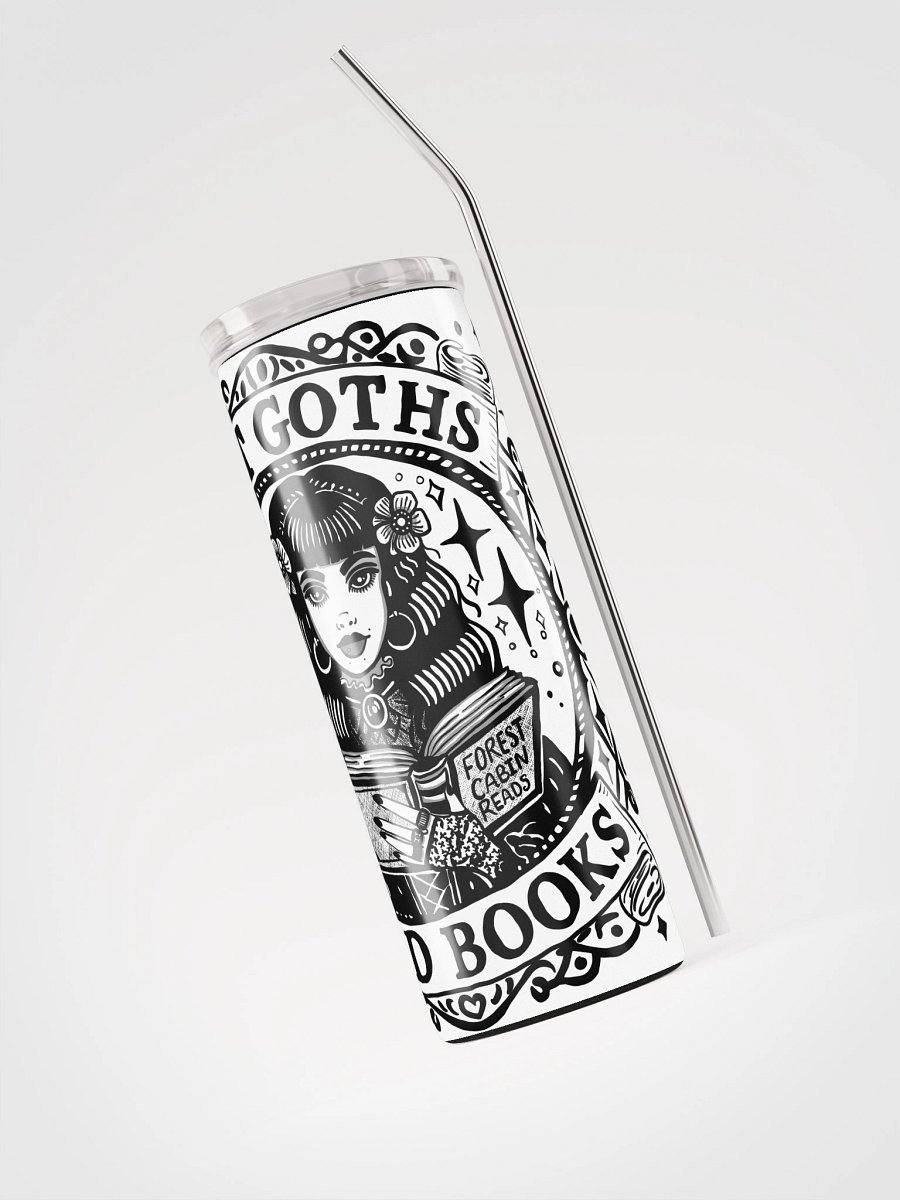 " HOT GOTHS READ BOOKS " Exclusive Tumbler product image (3)