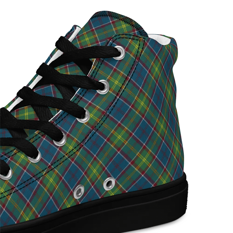 Ayrshire Tartan Men's High Top Shoes product image (12)