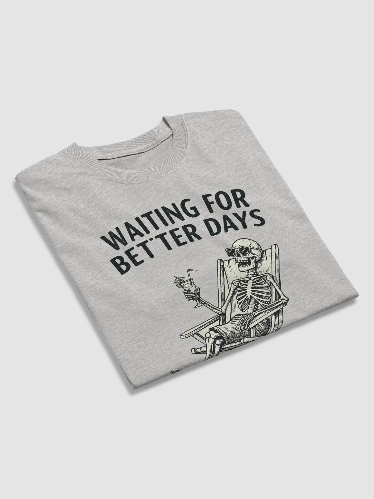 Labor Day Skeleton Relaxing T-Shirt product image (17)