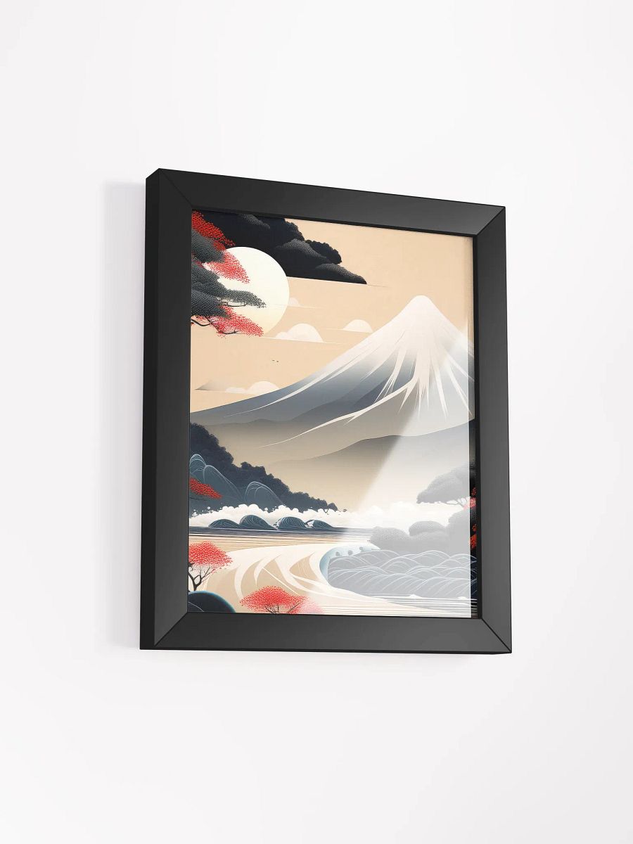 Japandi Art Mountain Landscape - Wall Art - Framed product image (13)