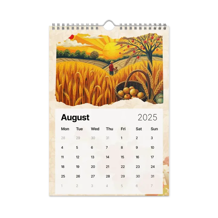 FOLK ART WALL CALENDAR 2025 product image (2)