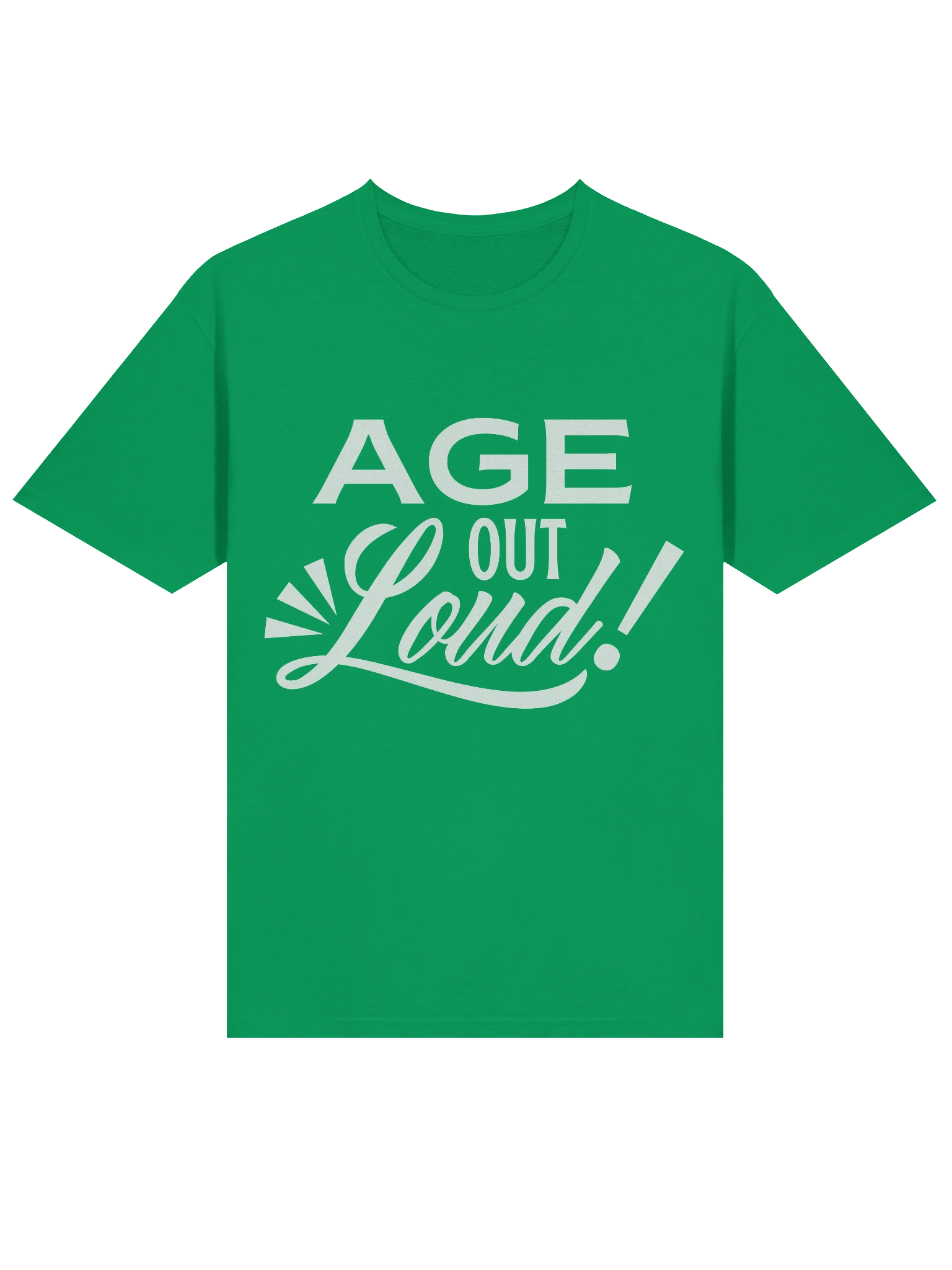 Unisex Softstyle T-Shirt by Gildan - "Age Out Loud" (Choice in Aging Logo Variant) product image (3)