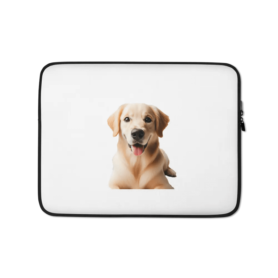 Laptop Sleeve With Golden Retriever product image (1)