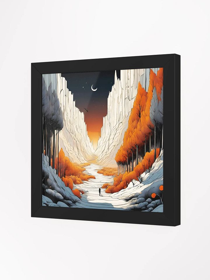 Light Rising from the Depths - Framed High-Quality Matte Poster product image (2)