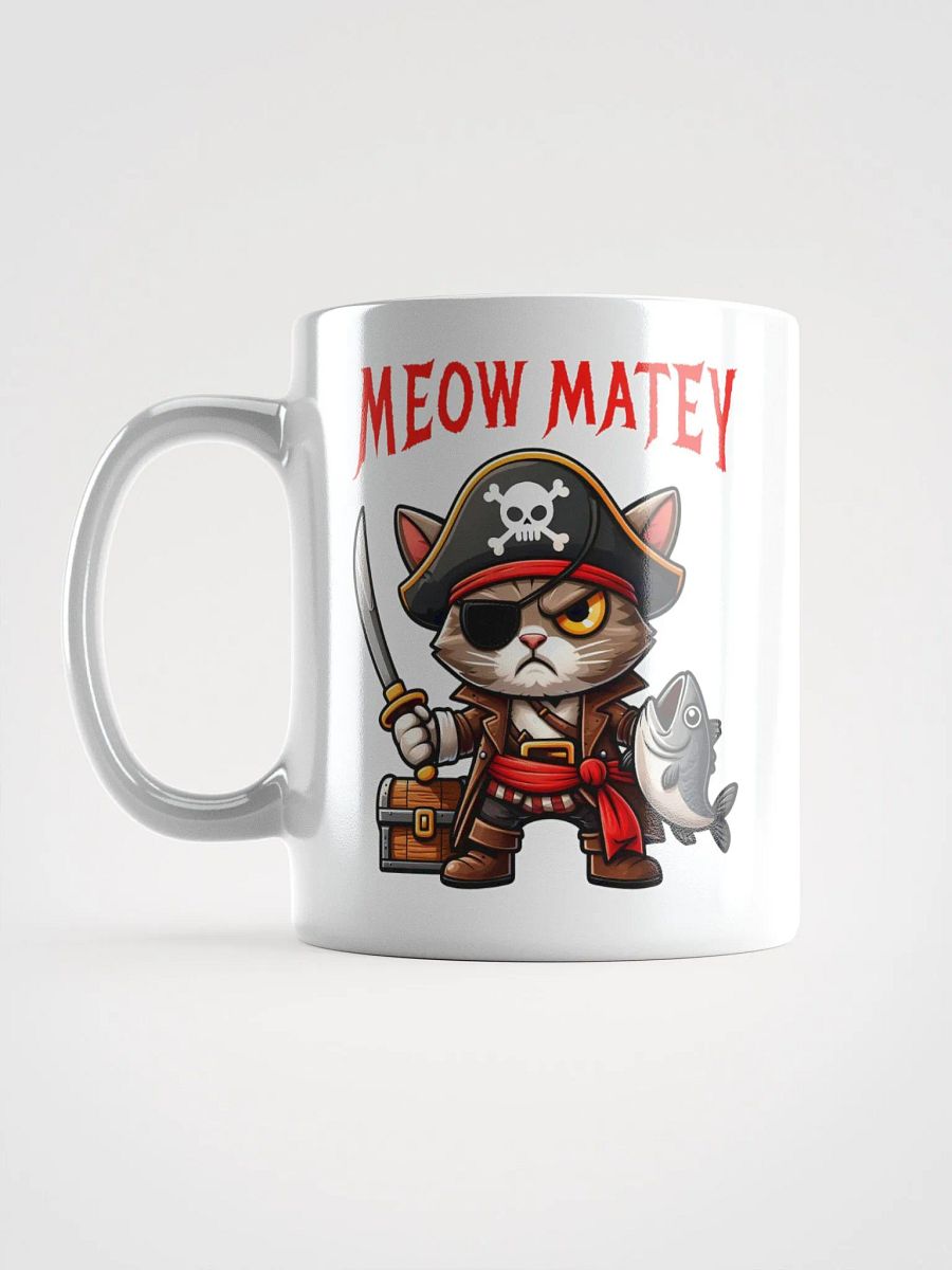 Meow Matey Cat Pirate Mug product image (18)