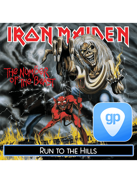 Run to the Hills PDF TAB + Backing Track MP3 product image (1)