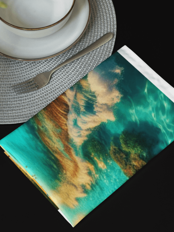 Tropical Sunset Cloth Napkin Set | AI Design product image (6)