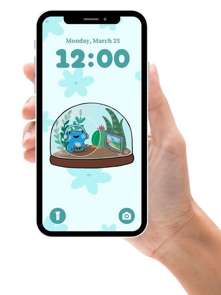 Froge Pond Phone Wallpaper product image (1)