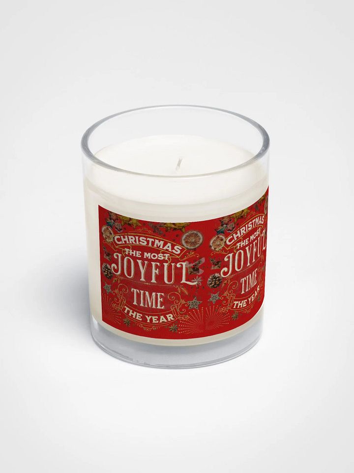 Joyful Christmas Soy Wax Candle for moms dads friends colleagues product image (2)