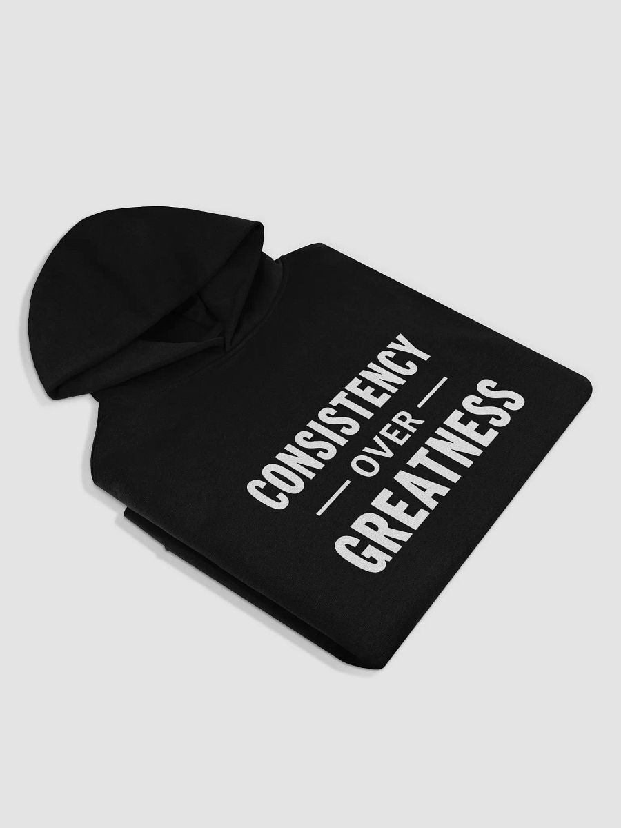 Unleash Your Inner Rock: The Consistency Over Greatness Hoodie –For Fans Who Live the Journey product image (4)