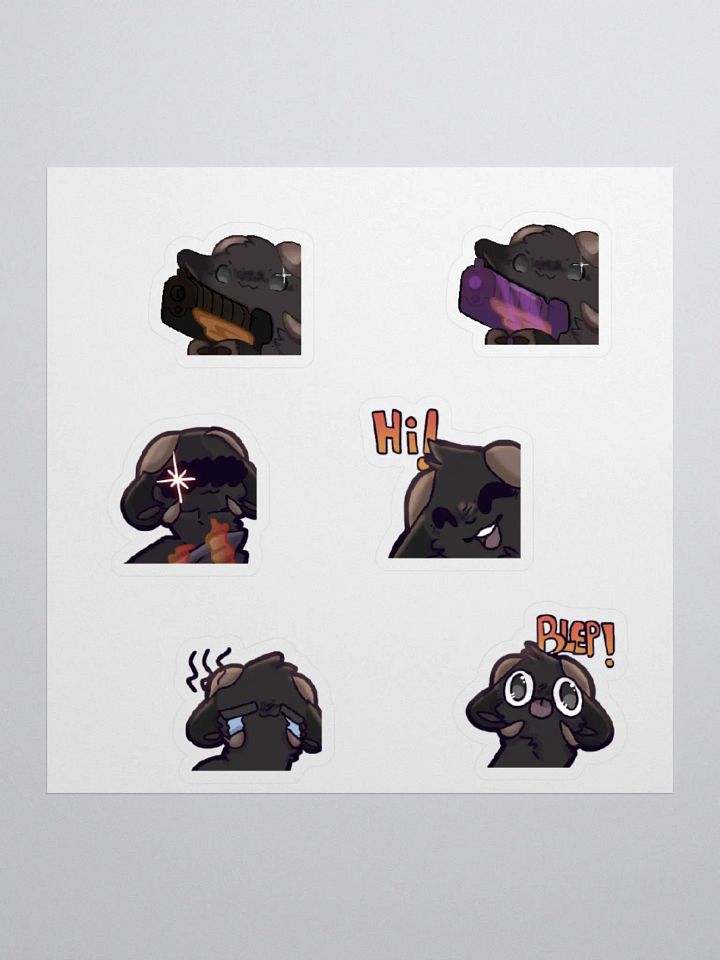 Classic Goat Emote Stickers product image (1)