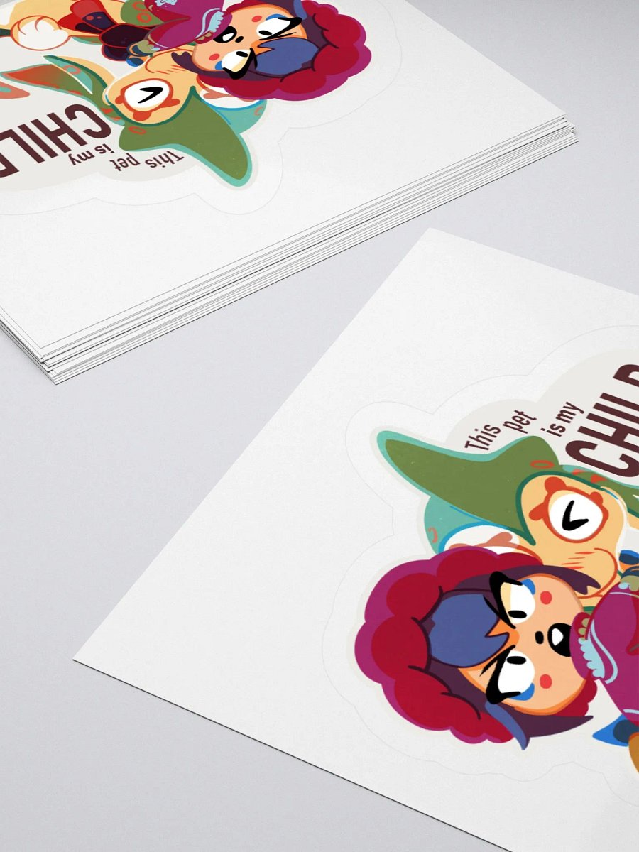"This pet is my Child!" Sticker product image (4)