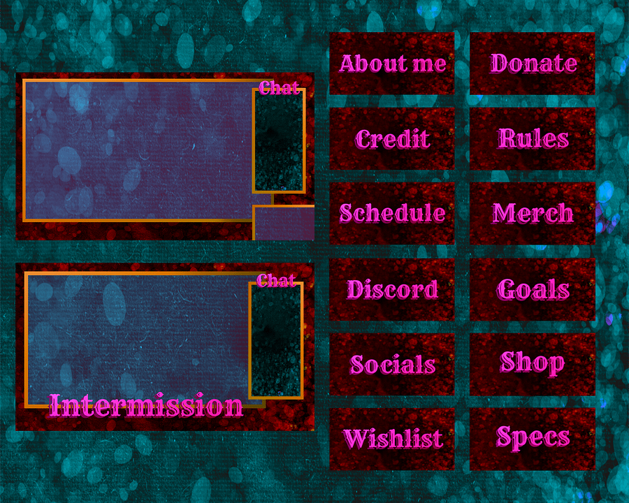 Bloody red overlays product image (1)