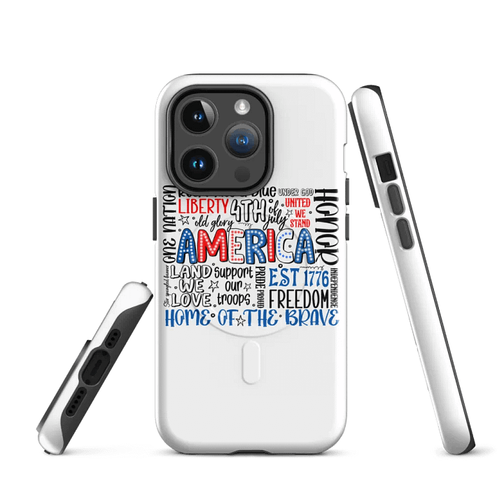 Liberty Dotted America MagSafe® Tough Case product image (3)