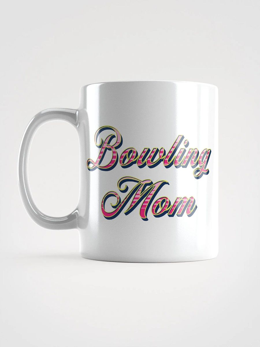 Bowling Mom White Glossy Mug product image (1)