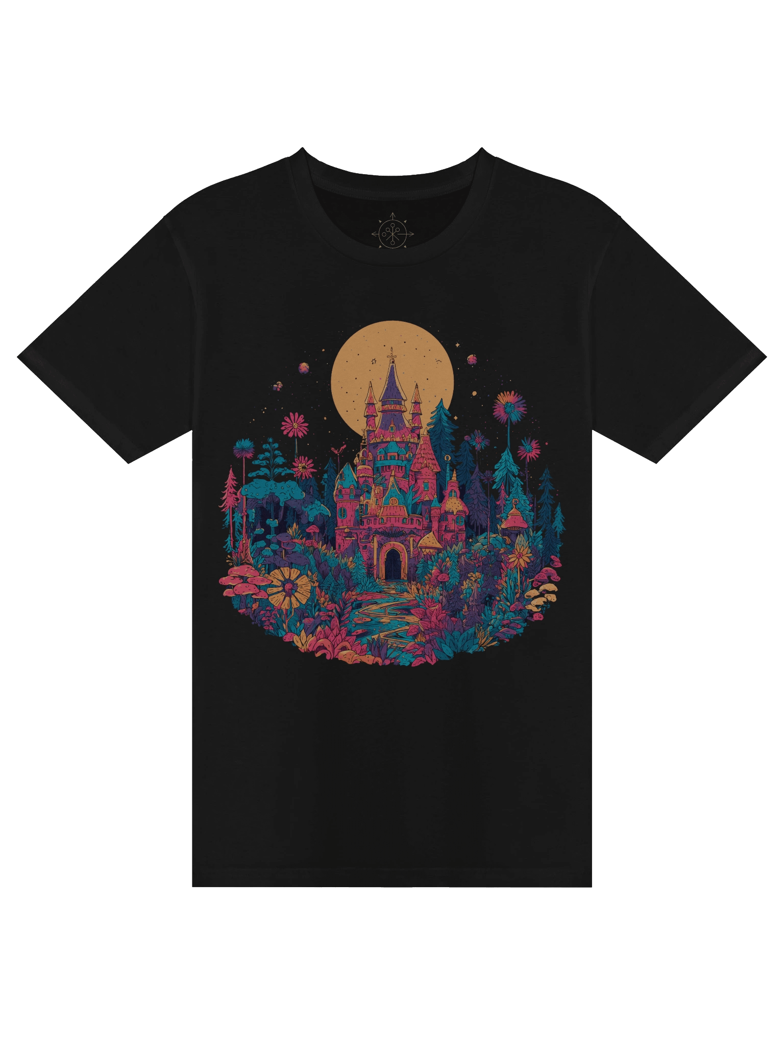 Neon Enchanted Castle Tee product image (12)