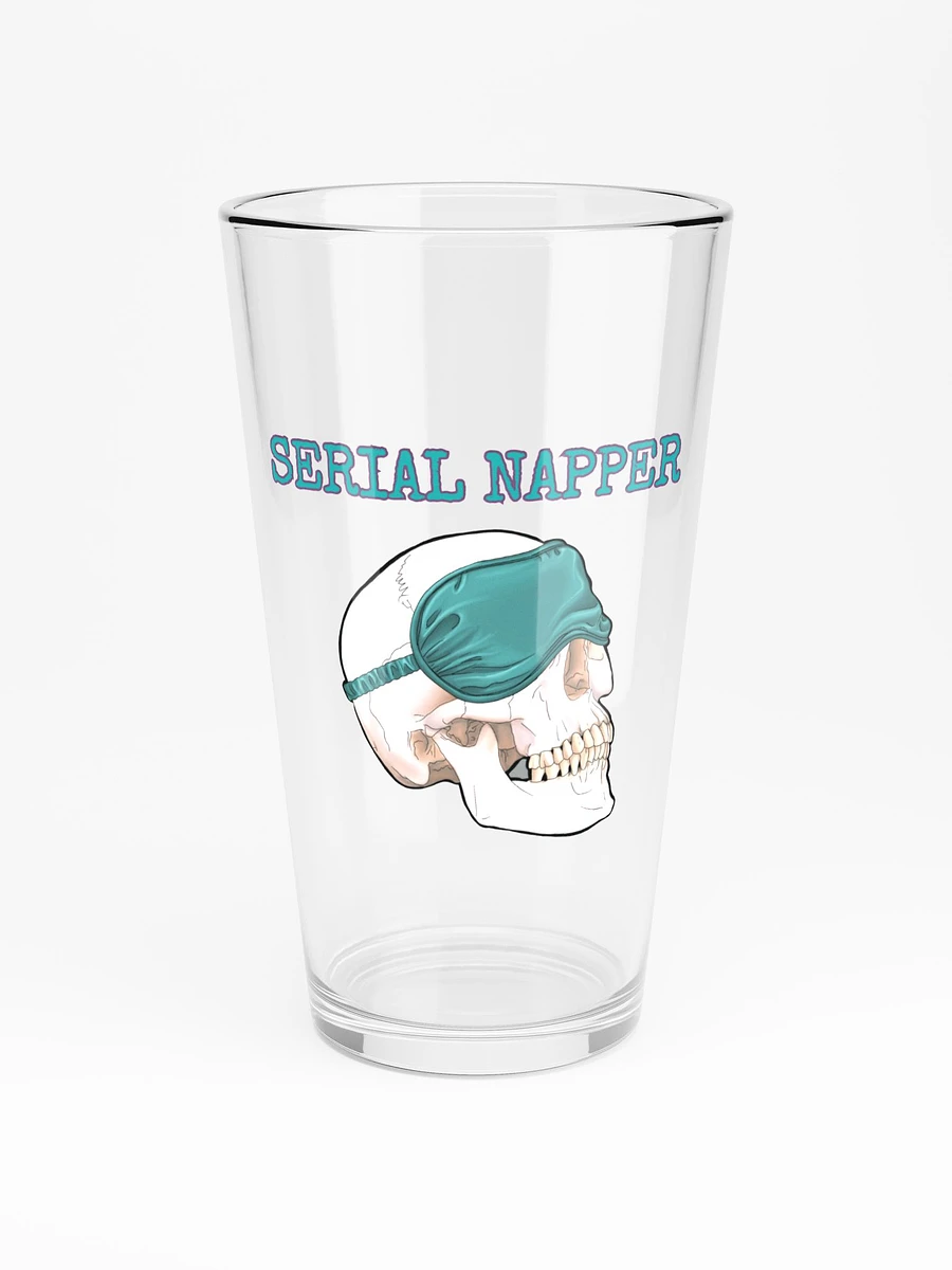 Serial Napper Skull Pint Glass product image (2)