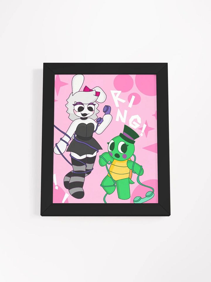 Slinky & Turtle RING! Framed Print 8x10 product image (1)