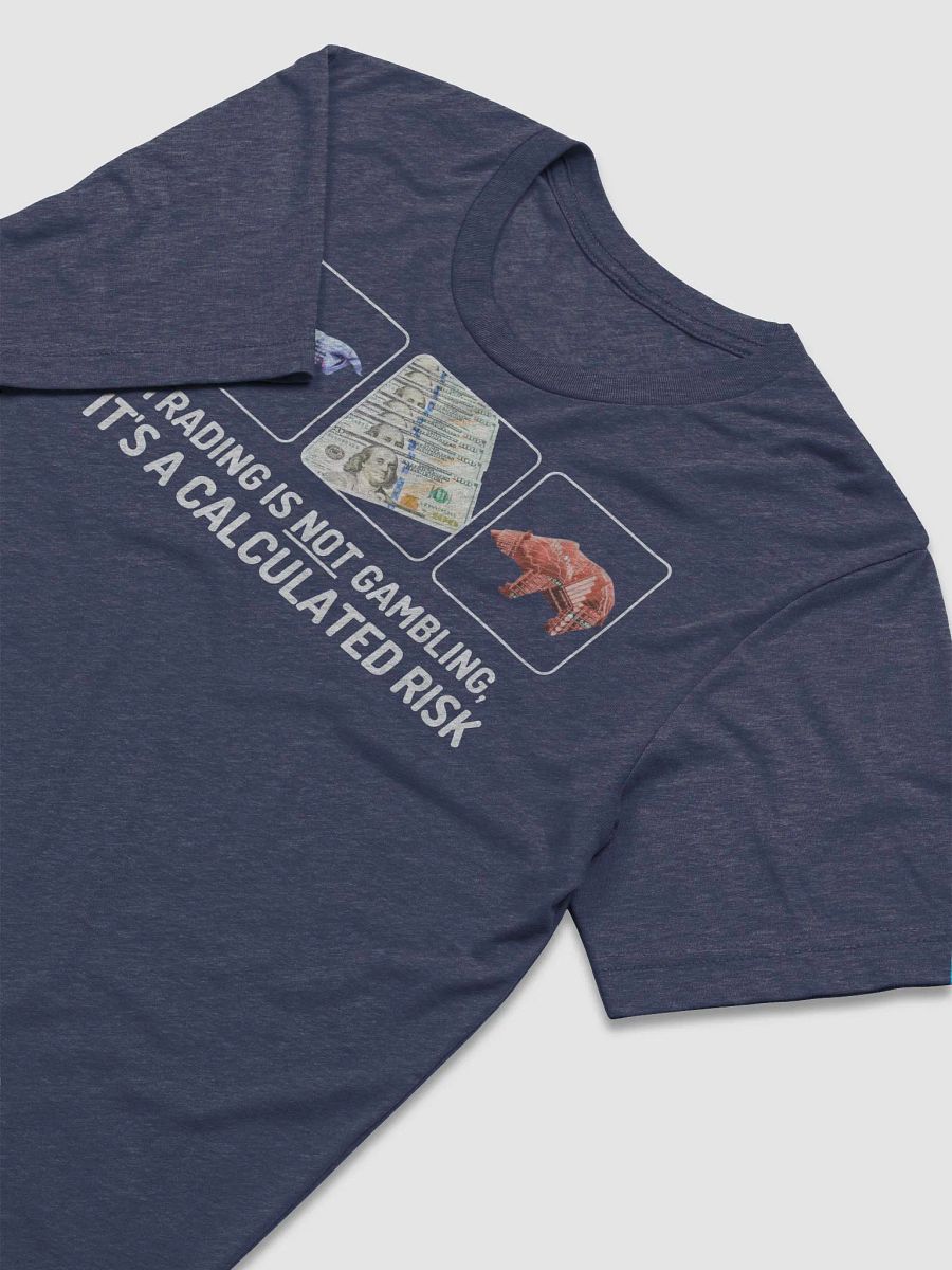 Trading is not gambling T white product image (3)