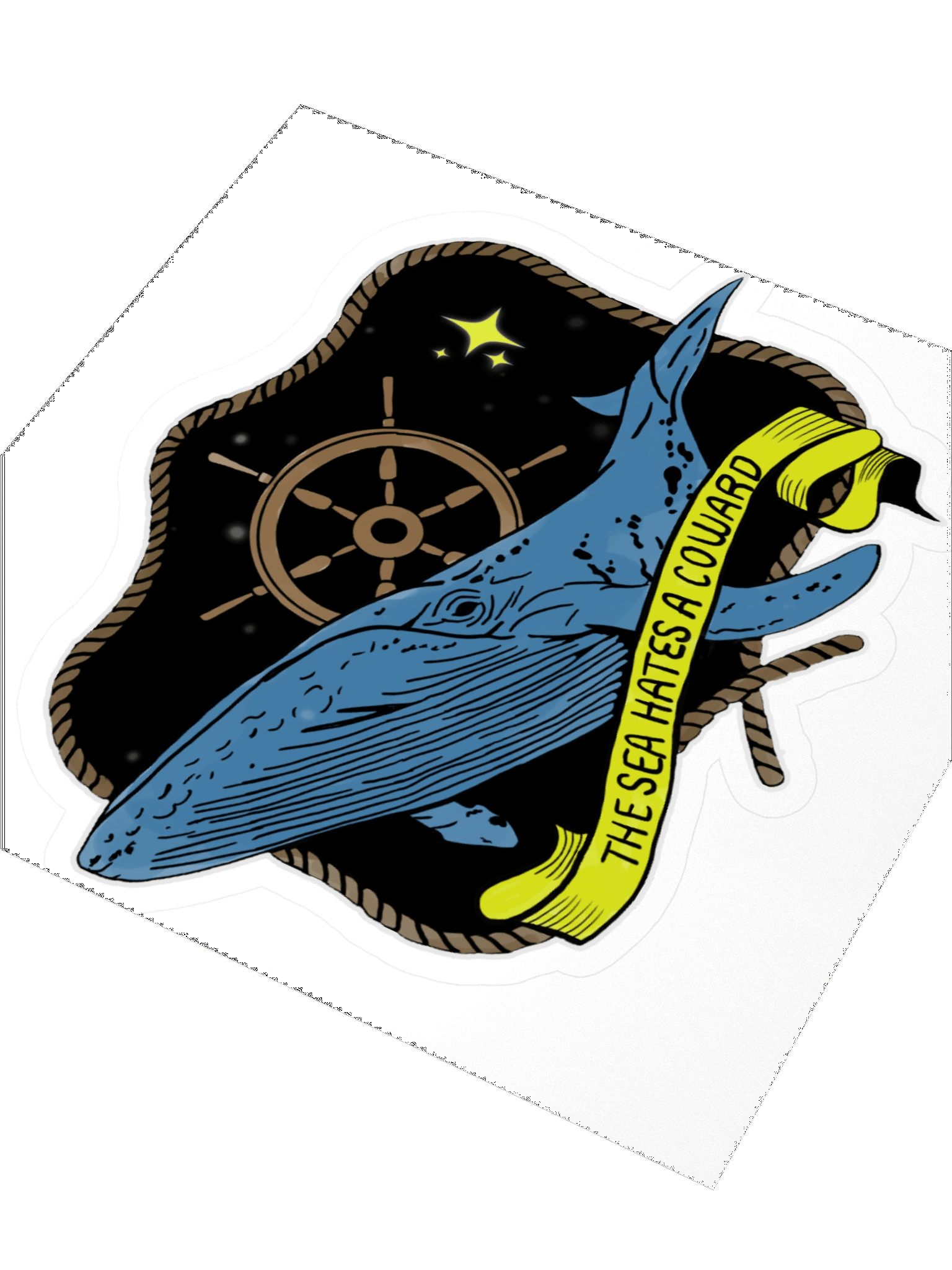 The Sea Hates a Coward sticker product image (3)