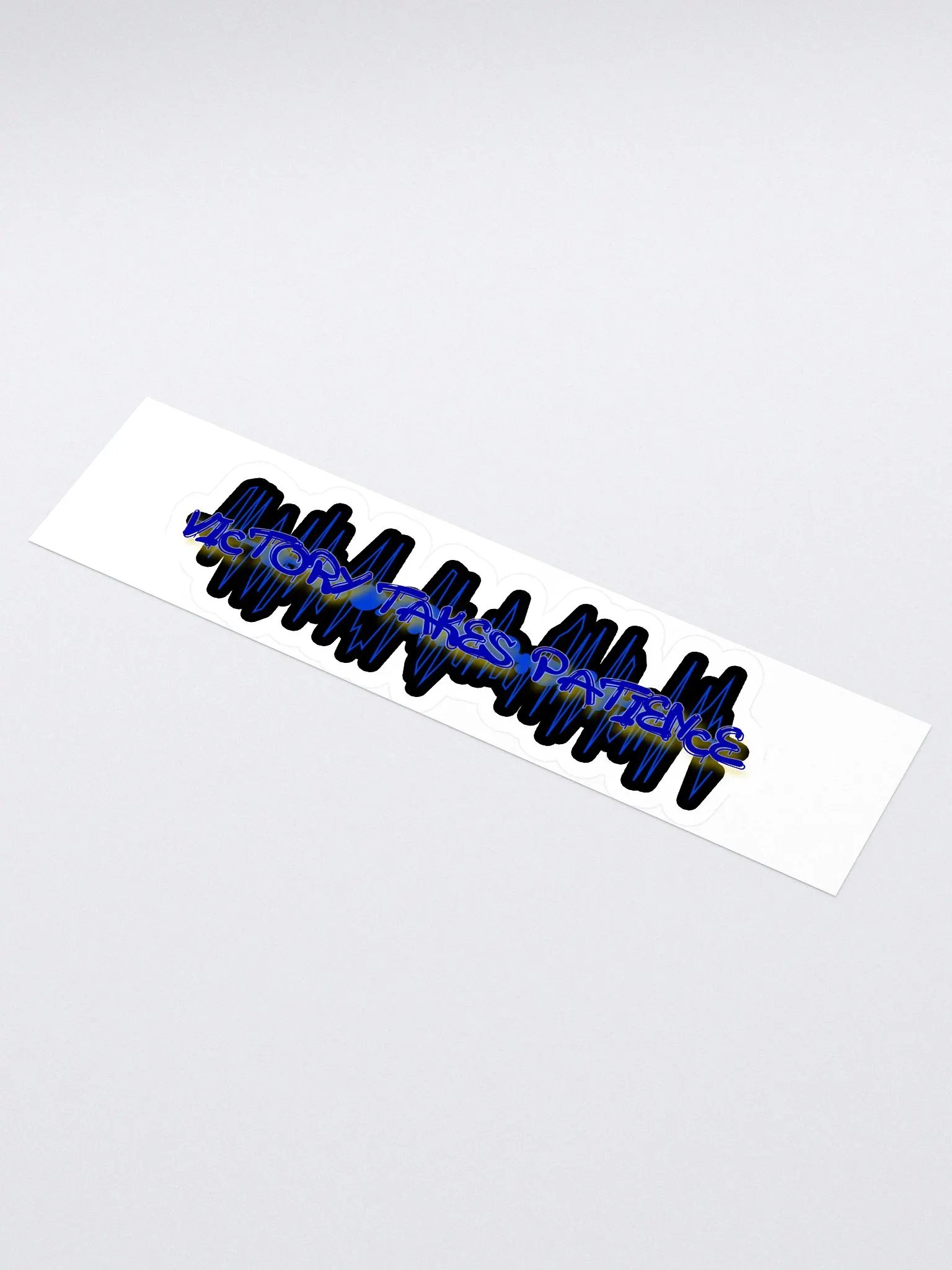 Victory Takes Patience Die Cut Sticker product image (1)