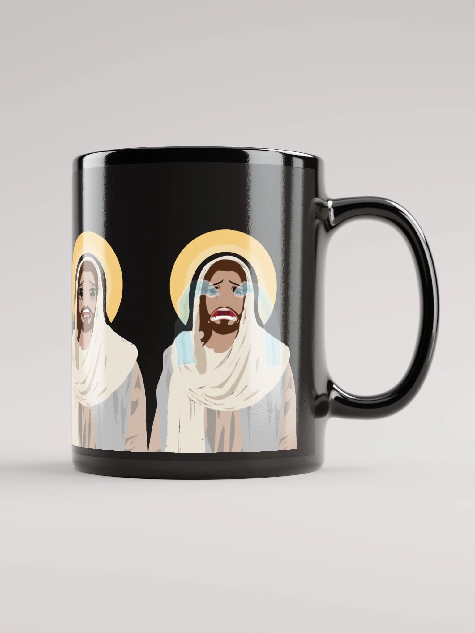 Crying Jesus Emote coffee mug product image (1)