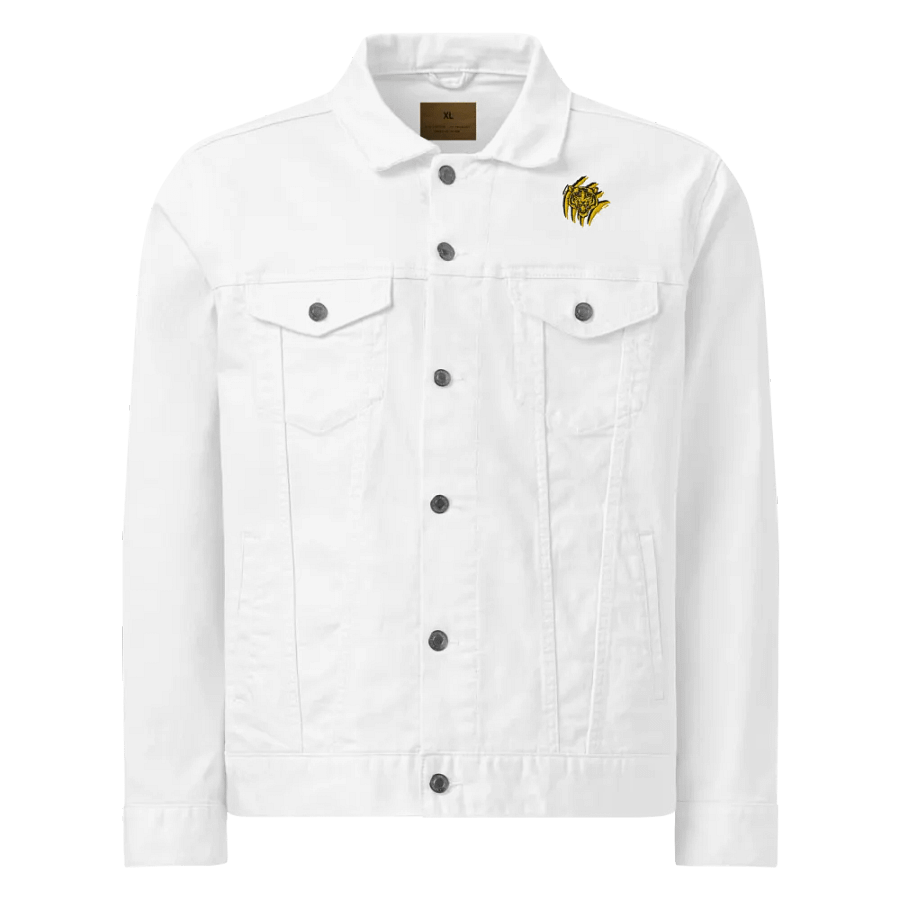 Chamarra vaquera con tigre rugiente (Unisex) product image (1)