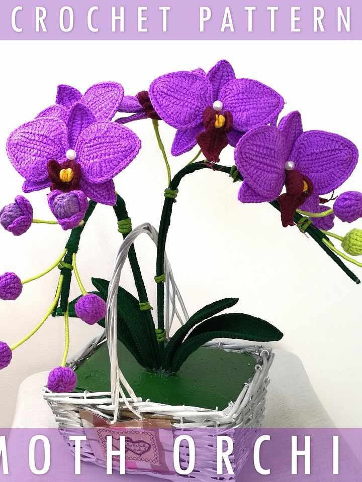 Moth Orchid Crochet Pattern product image (1)